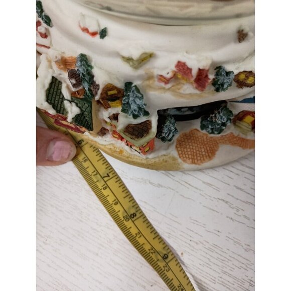 Vintage Nativity Musical Water Globe Rotating Base We Wish You A Merry Christmas - Picture 14 of 14